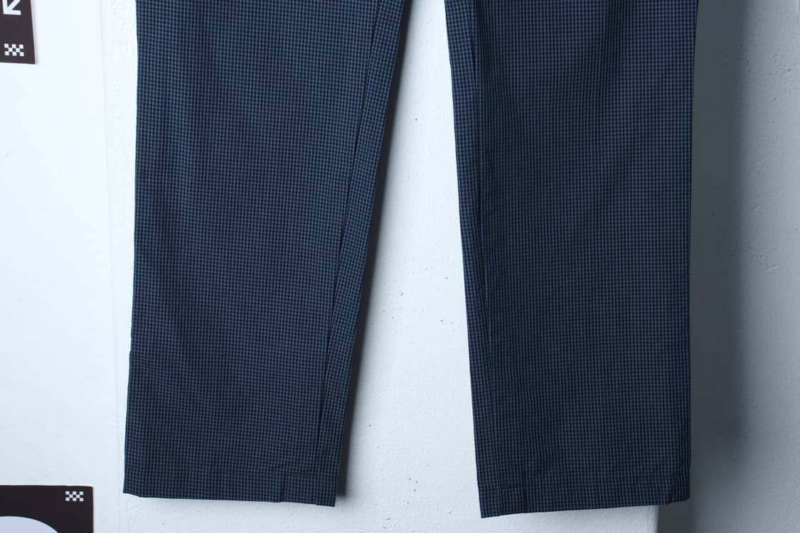 (L-XL) 클럽모나코 면바지 팬츠 한섬 체크 블루 아메카지-P10192 상품이미지4