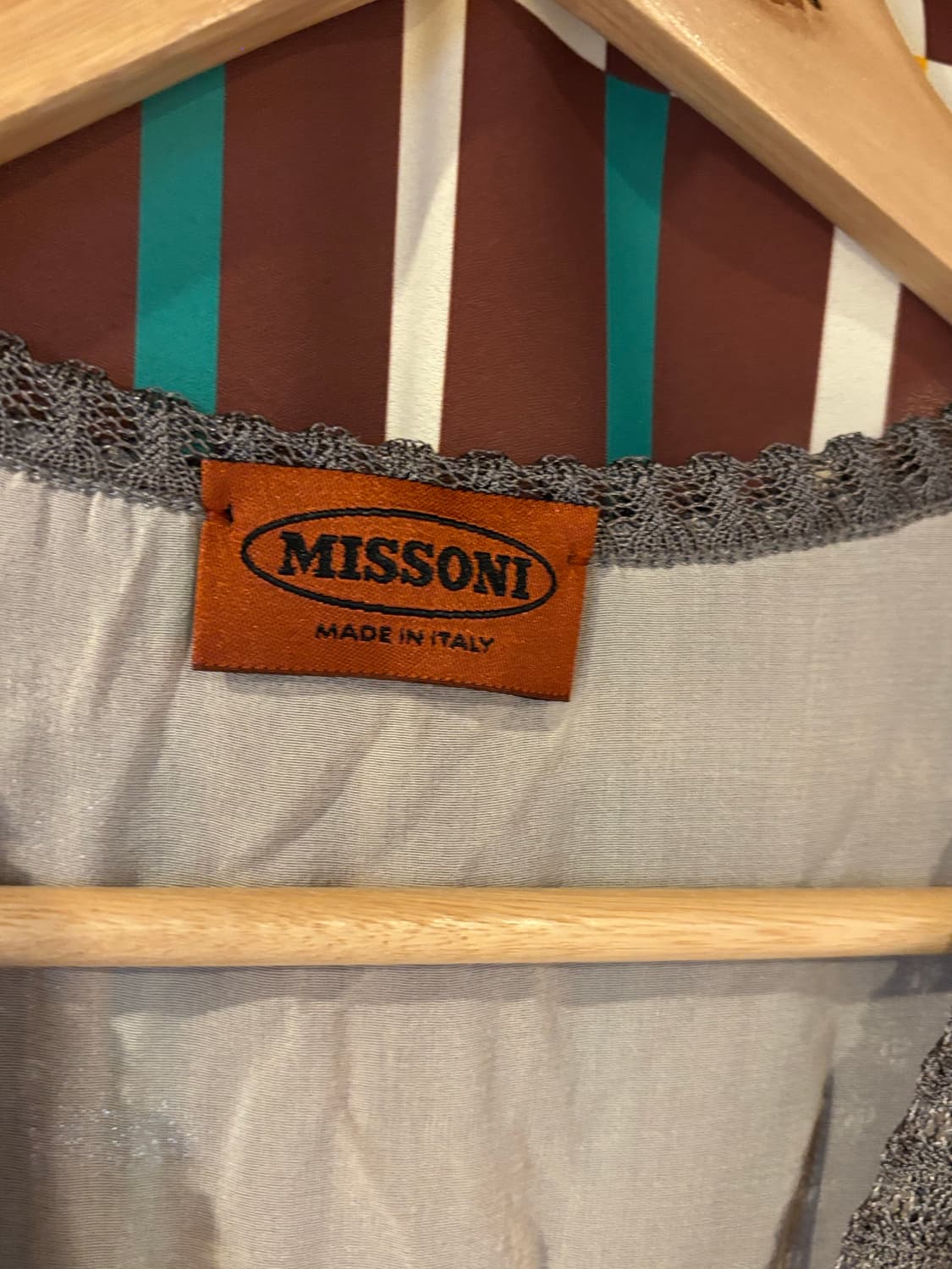 미쏘니 니트 원피스 그레이 멀티컬러 상품이미지3