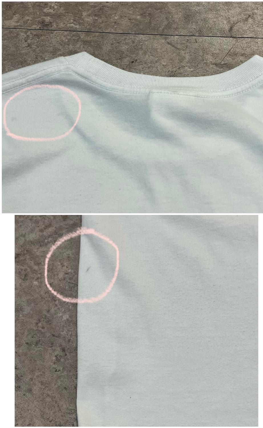 베이프 ABC 카모 컬리지 반팔티 화이트 M #csz3928 상품이미지8