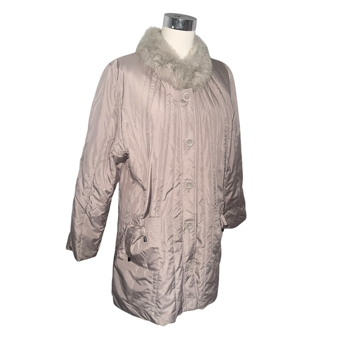 Light Grey beige Coat 상품이미지2