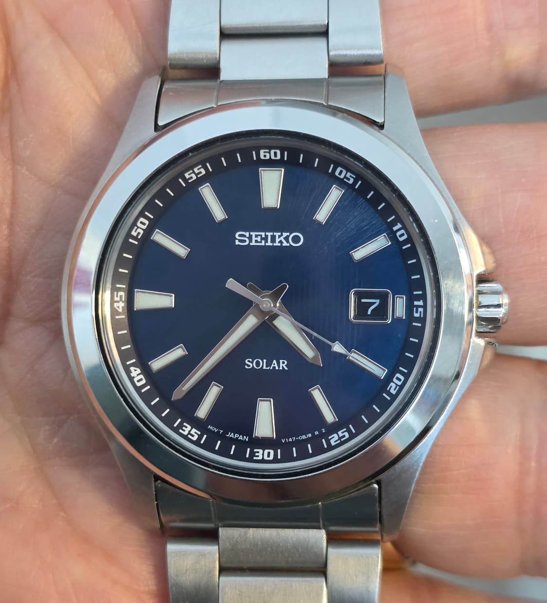 세이코 태턍광 솔라 청판 SBPN071 메탈시계(풀박스) 상품이미지2