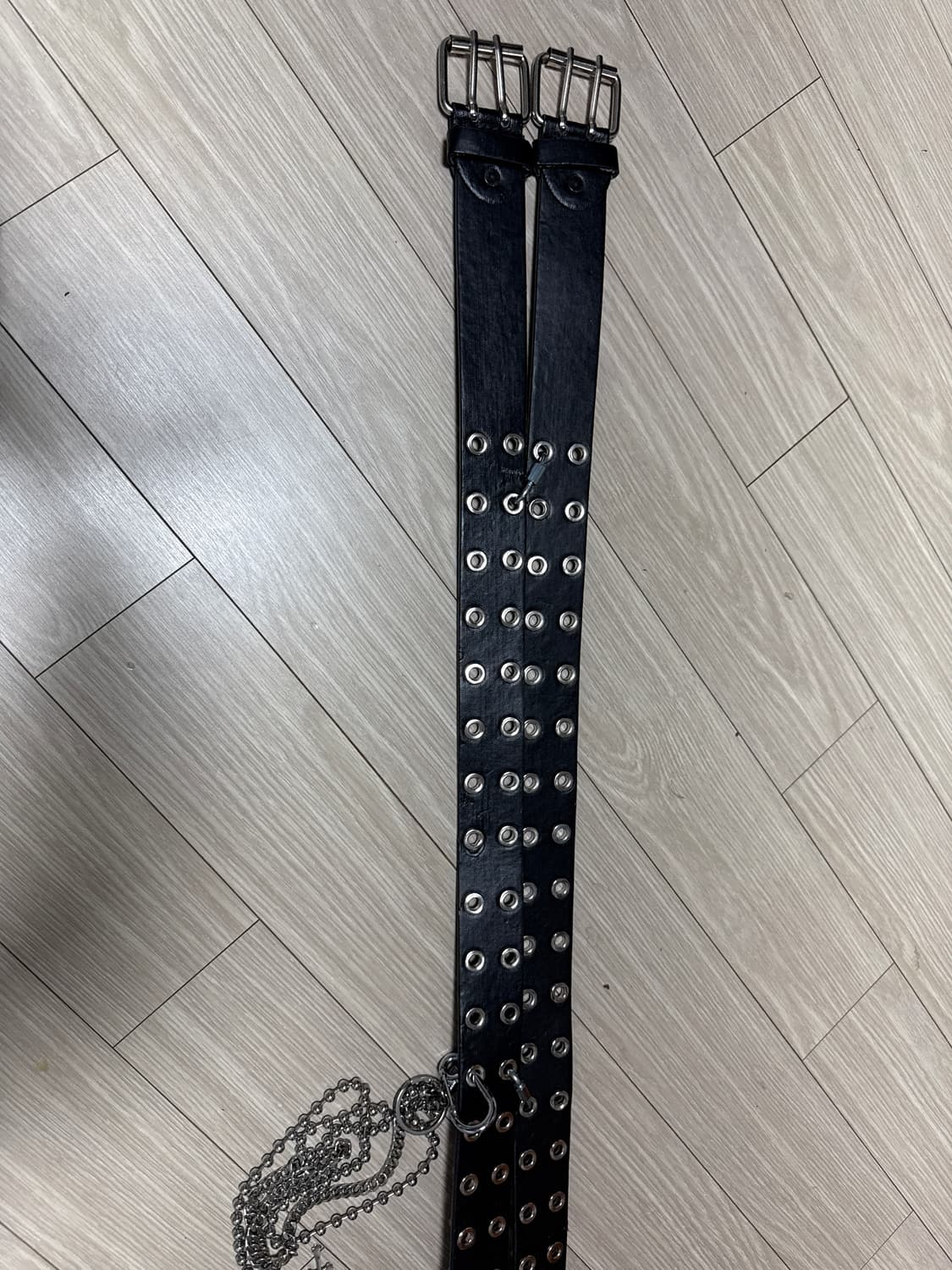 쿠쿠베베 25ss COLLISION TWINS LEATHER  BELT 상품이미지7