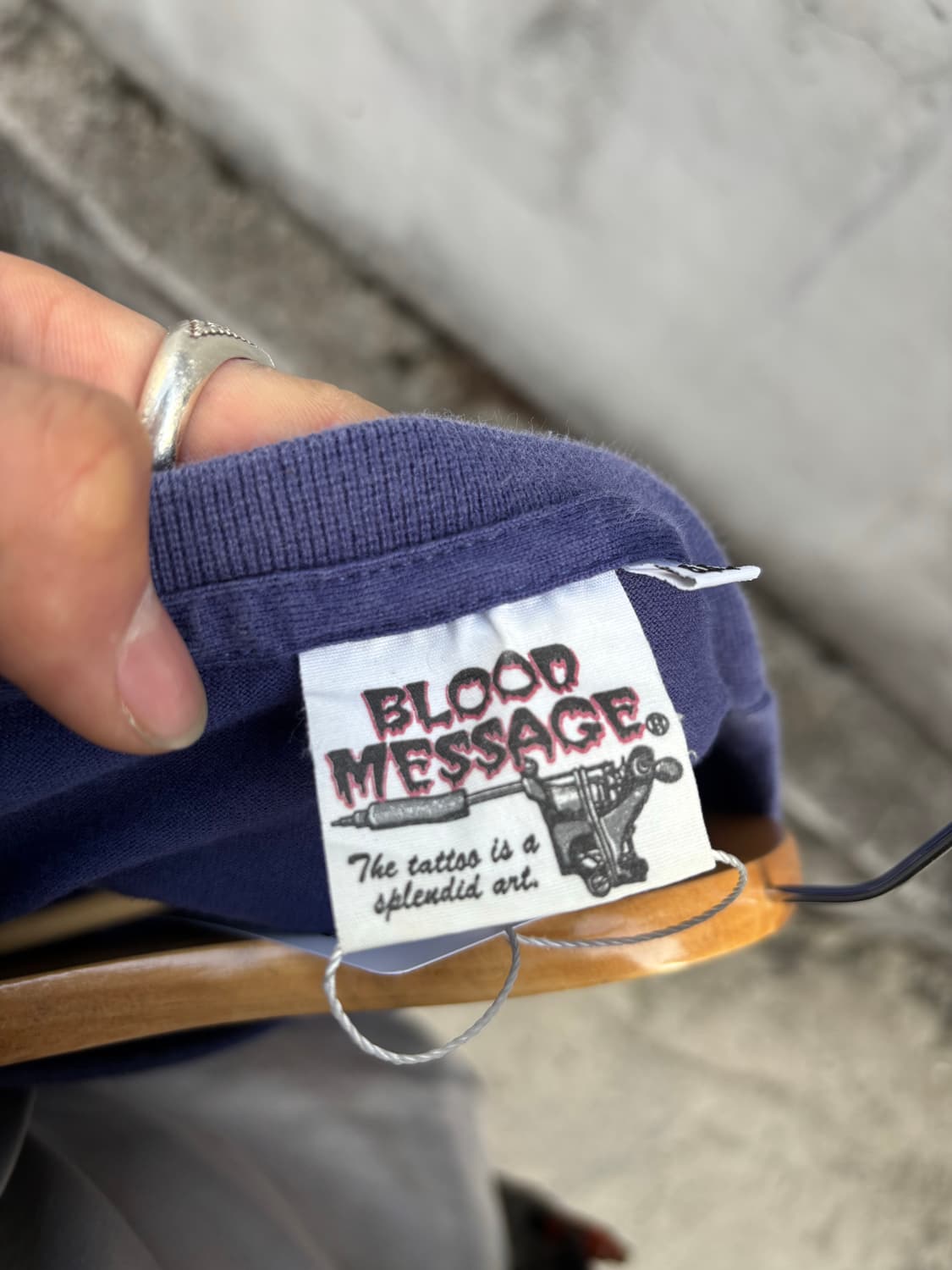 BLOOD MESSAGE x Ted Company 올드스쿨 티셔츠  상품이미지8