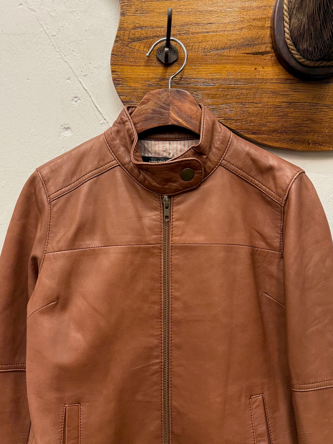 United Arrows Leather Rider Jacket 상품이미지2