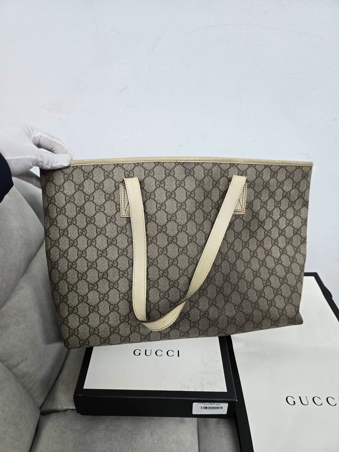 [보증서 정품] 구찌 시그니처 토트 숄더백 상품이미지5