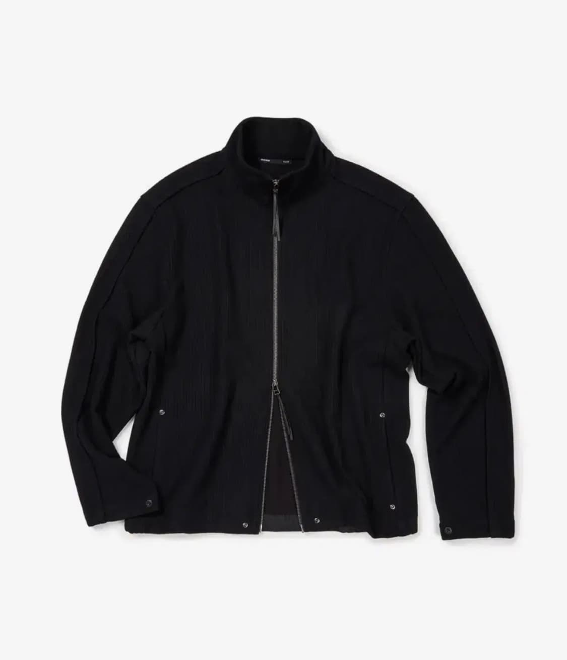 ETCE FULL KNIT ZIP UP 풀 니트 집업 블랙 상품이미지1