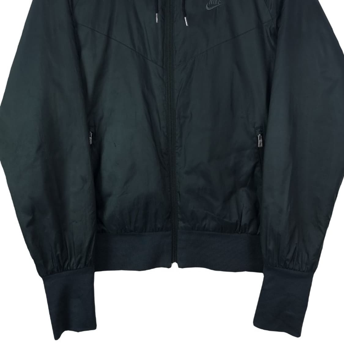 [나이키] 로고 프린팅 윈드러너 후드 바람막이 자켓 블랙 M18767 상품이미지5
