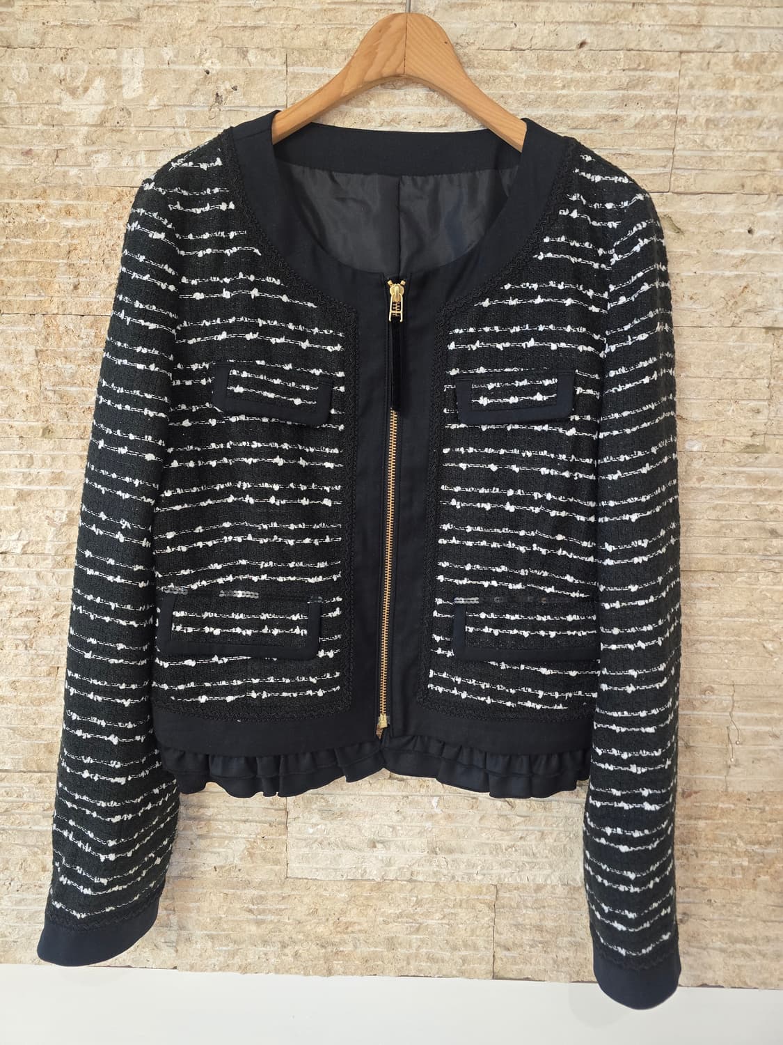 트위드 자켓 M추천(표기사이즈L) 상품이미지1