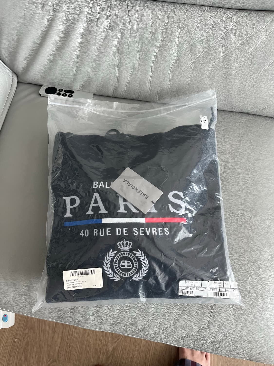 발렌시아가 파리 자수 후드티 상품이미지8