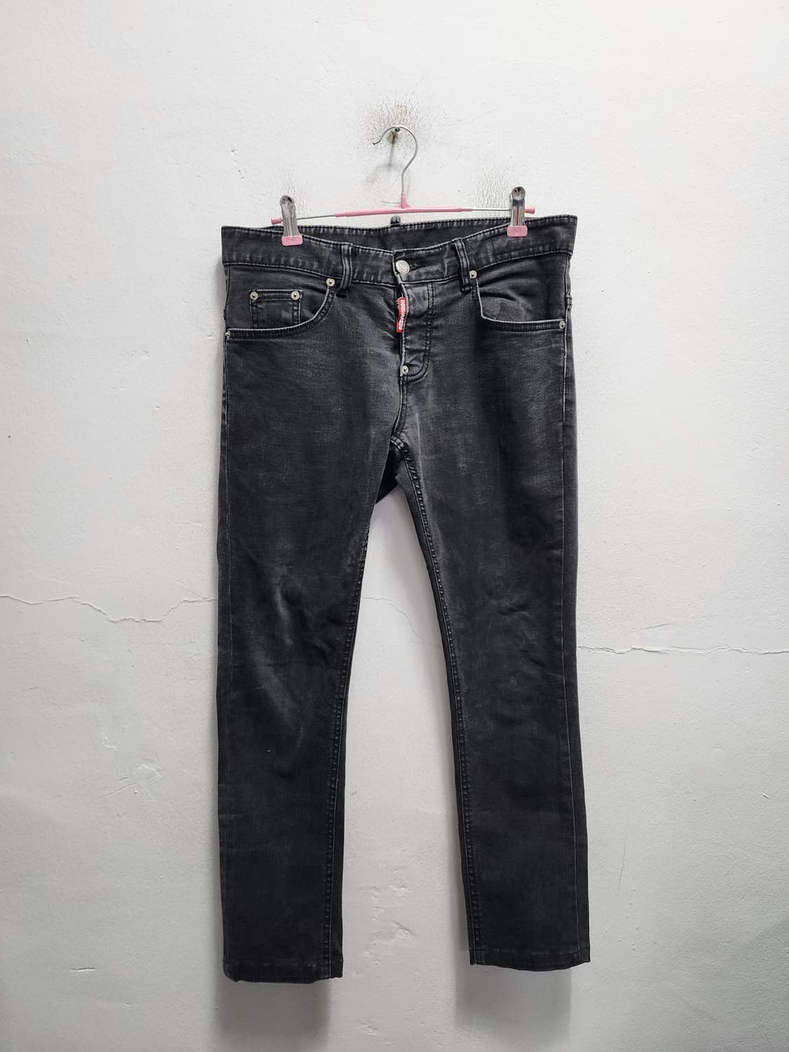 디스퀘어드2 스틸로고 블랙 데님  상품이미지1