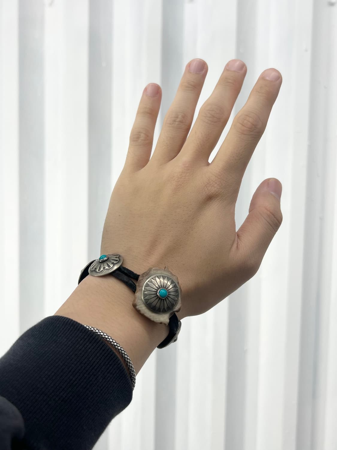 Yuketen Leather Bracelet with Concho 상품이미지6
