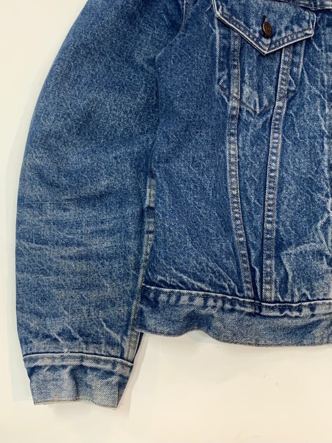 70s 리바이스 70505 블랭킷 라이닝 데님 트러커 자켓 상품이미지5