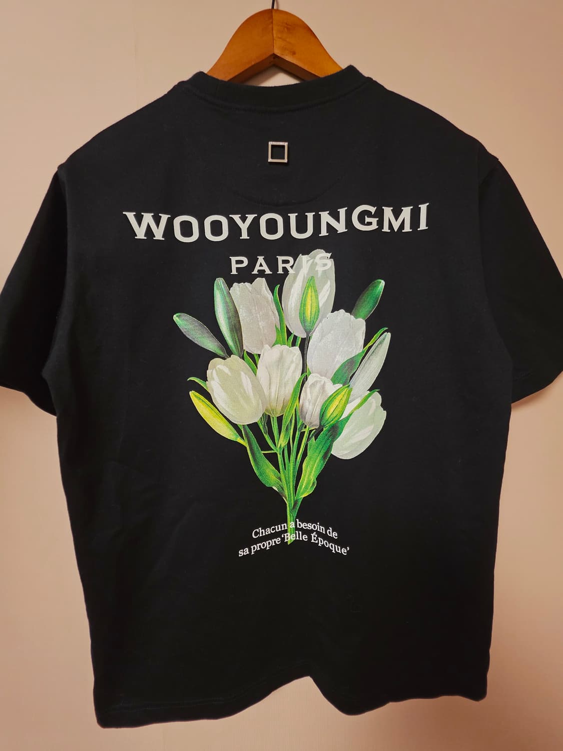 우영미 플라워백로고 반팔티 상품이미지1