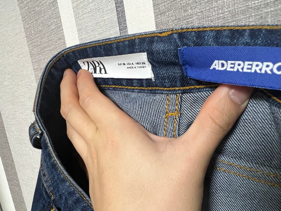 자라 아더에러 와이드 레그 진 36 상품이미지2