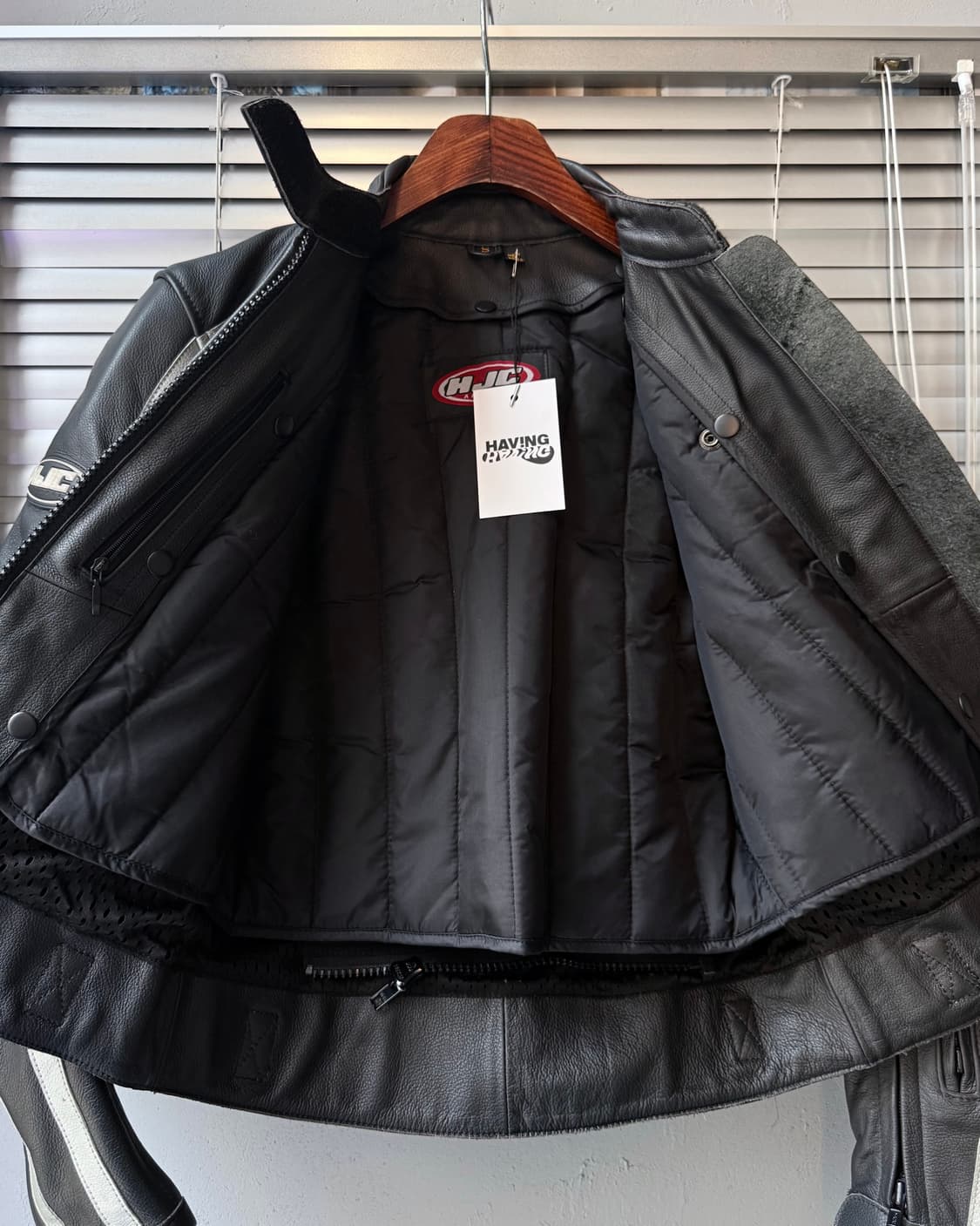 HJC leather motorcycle jacket 상품이미지7