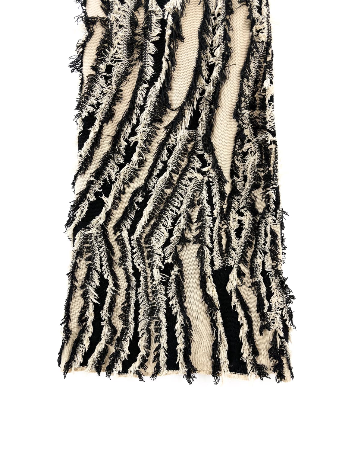 빈티지 프린지 니트 스커트 상품이미지3