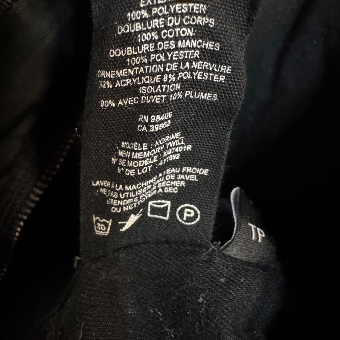 띠어리 구스다운 롱패딩 상품이미지5