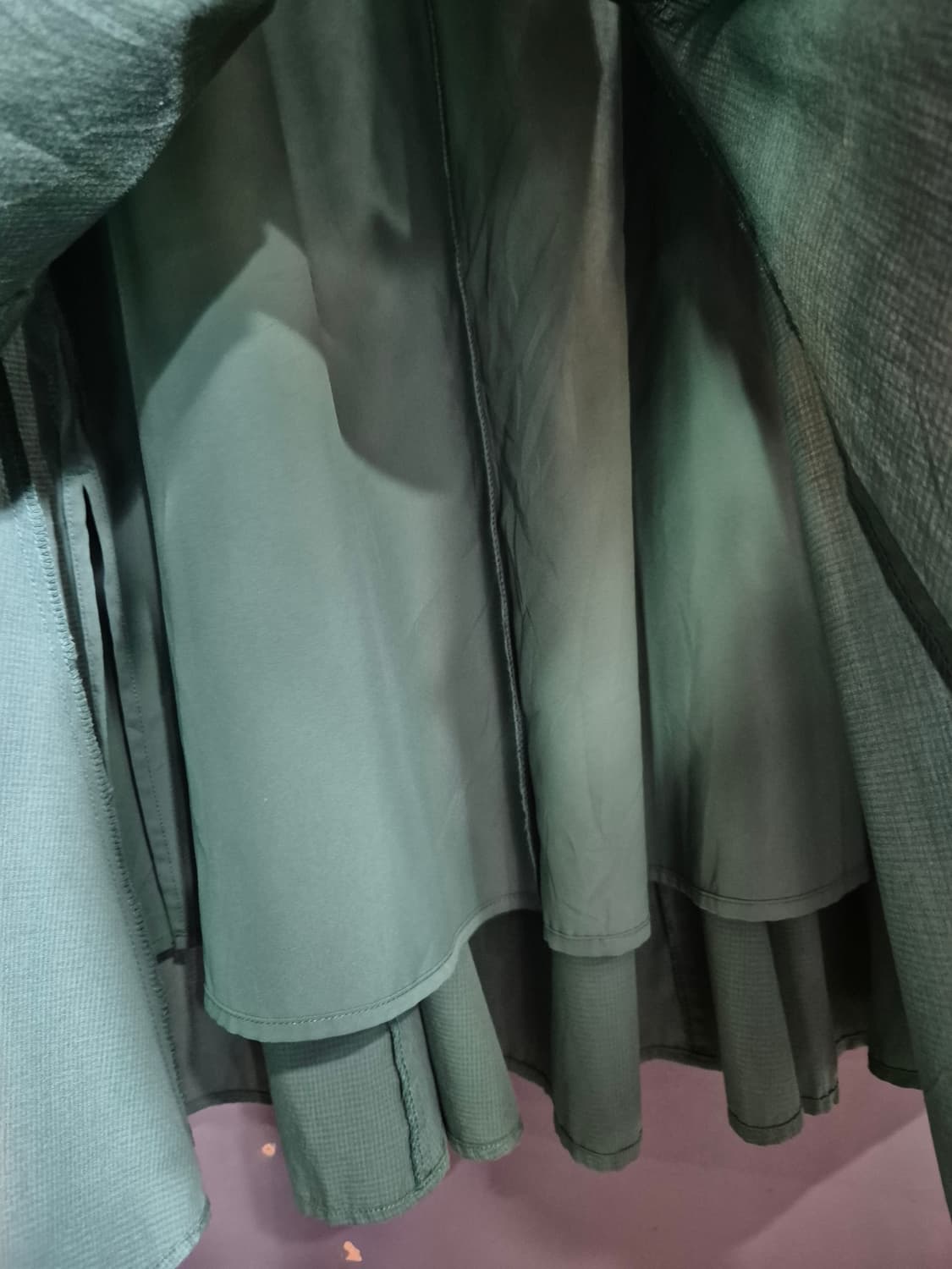UNIQLO 마메이드 롱 스커트 L 77 88(그린) 상품이미지9