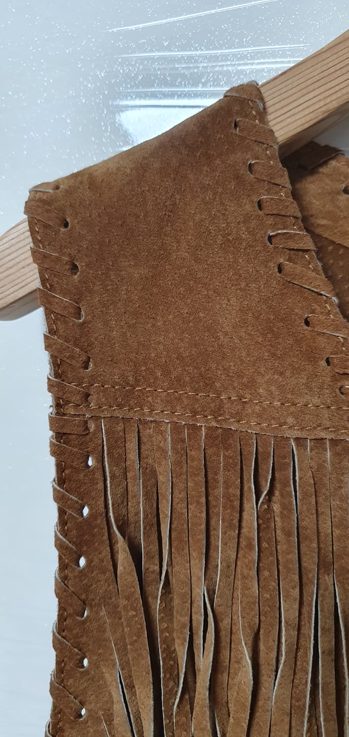 자라 세무가죽 태슬 베스트 ( M ) 상품이미지3