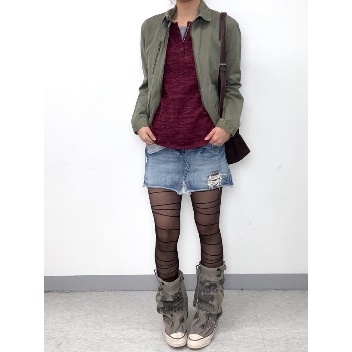 빈티지 키치 데님 스커트 y2k 상품이미지1