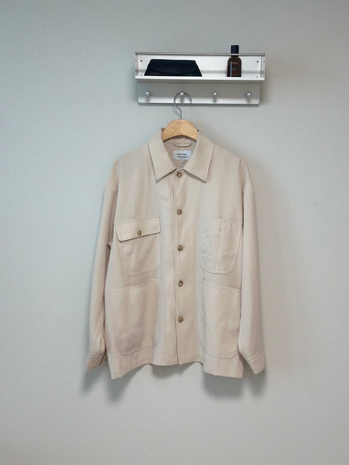 니코앤드 린넨 워크 초어 자켓 상품이미지1