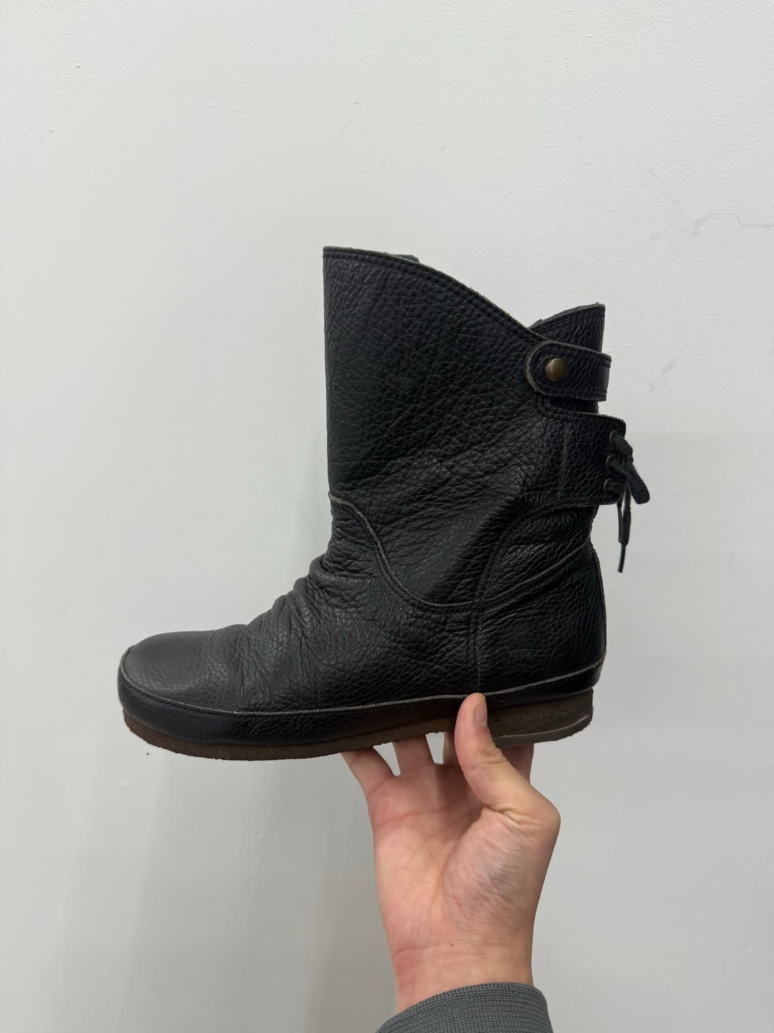 ing 스트랩 레더 부츠 상품이미지1