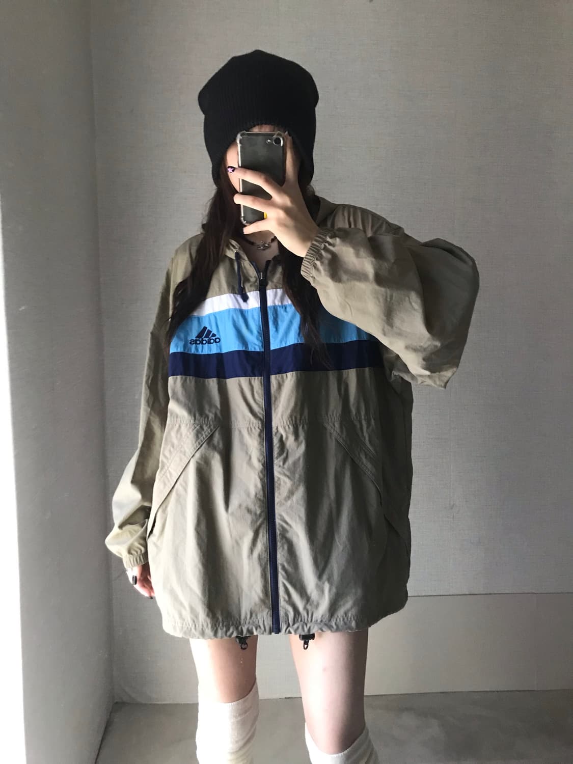 아디다스 90s 브라운 바람막이 상품이미지5