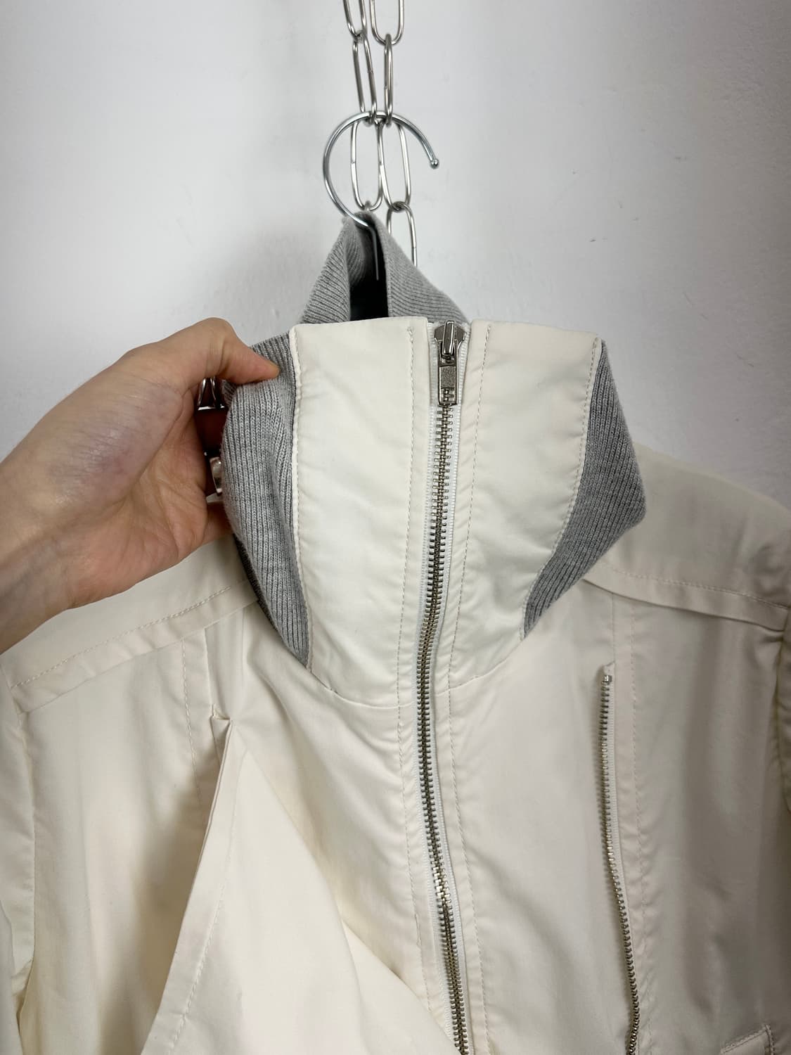 System Asymmetric Double Zip High-Neck J 상품이미지8