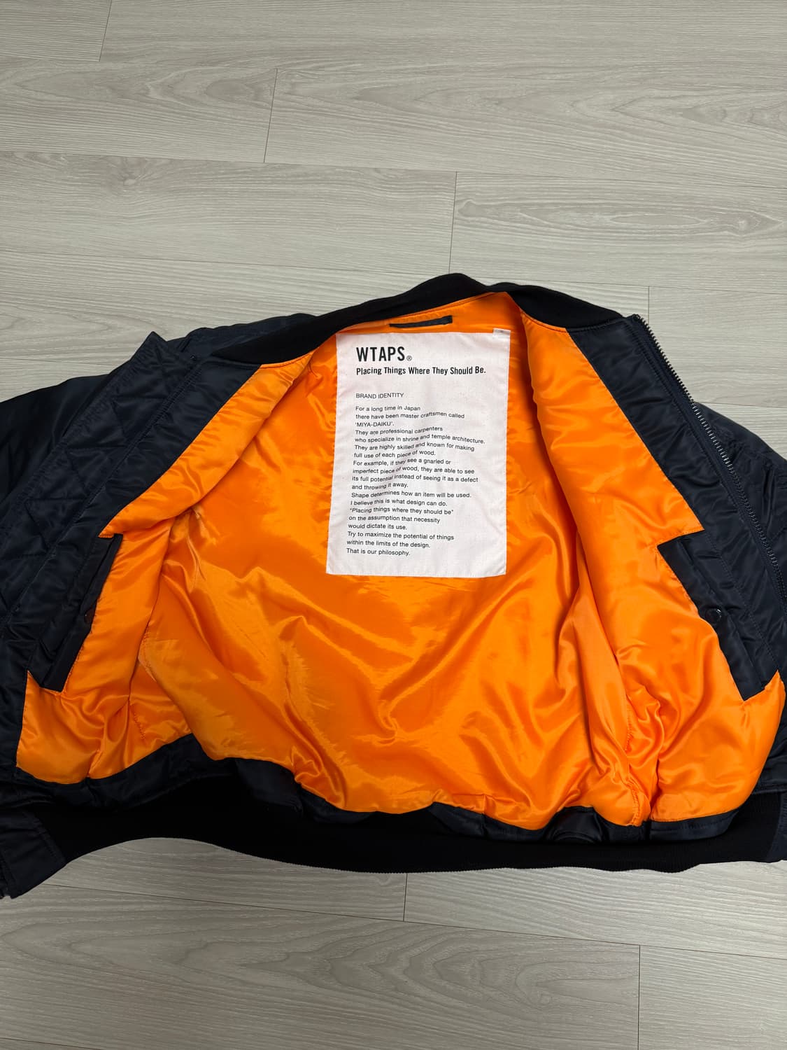 Wtaps ma-1 [L] 상품이미지4
