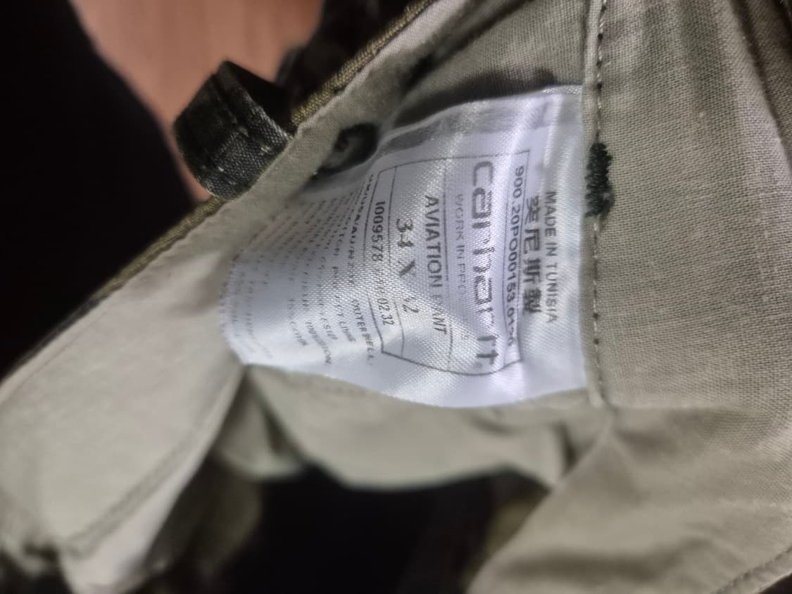 칼하트 카모카고바지34ㅡ32 상품이미지8