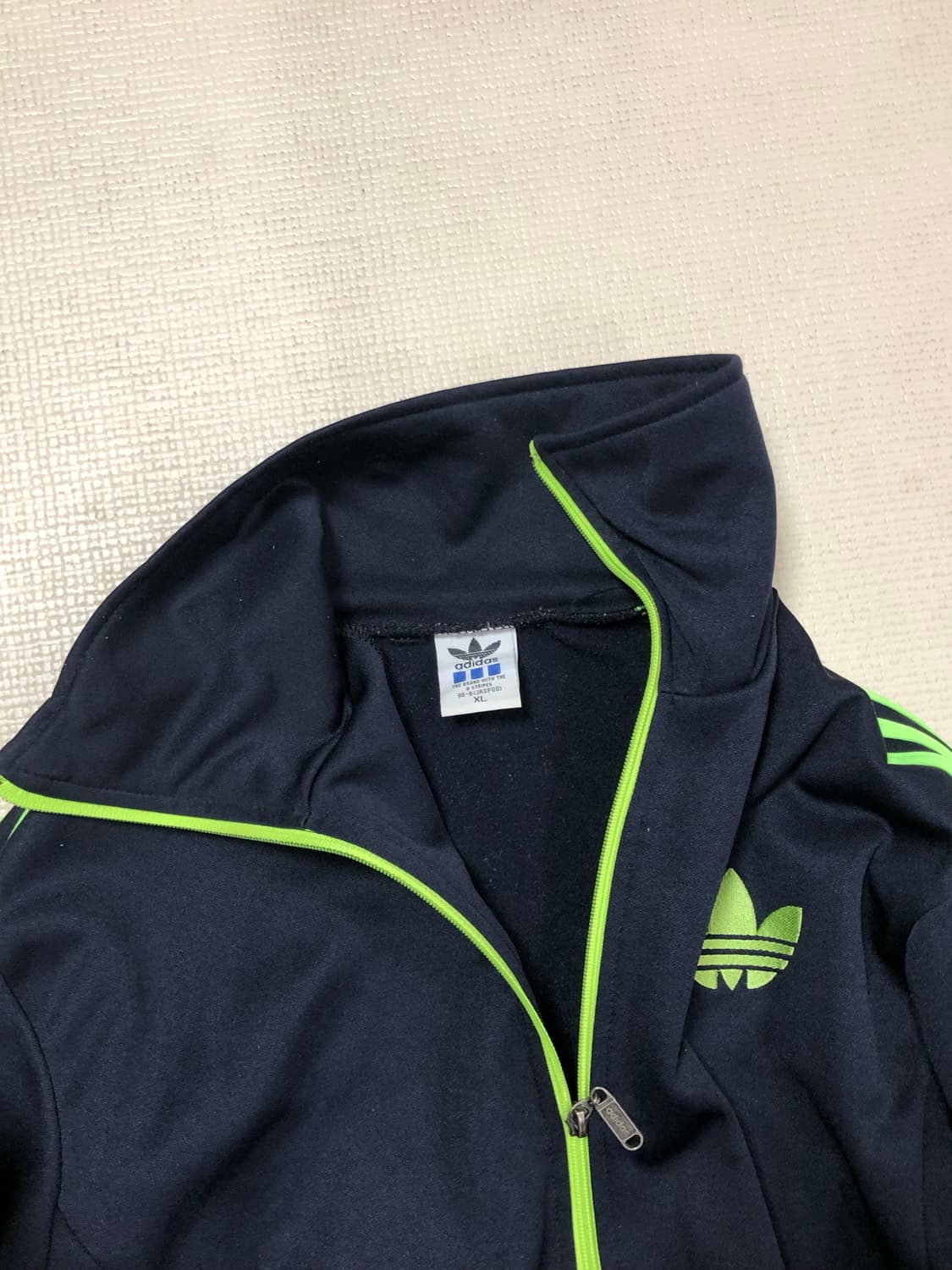 빈티지 아디다스 네이비 그린 파이어버드 져지 상품이미지10