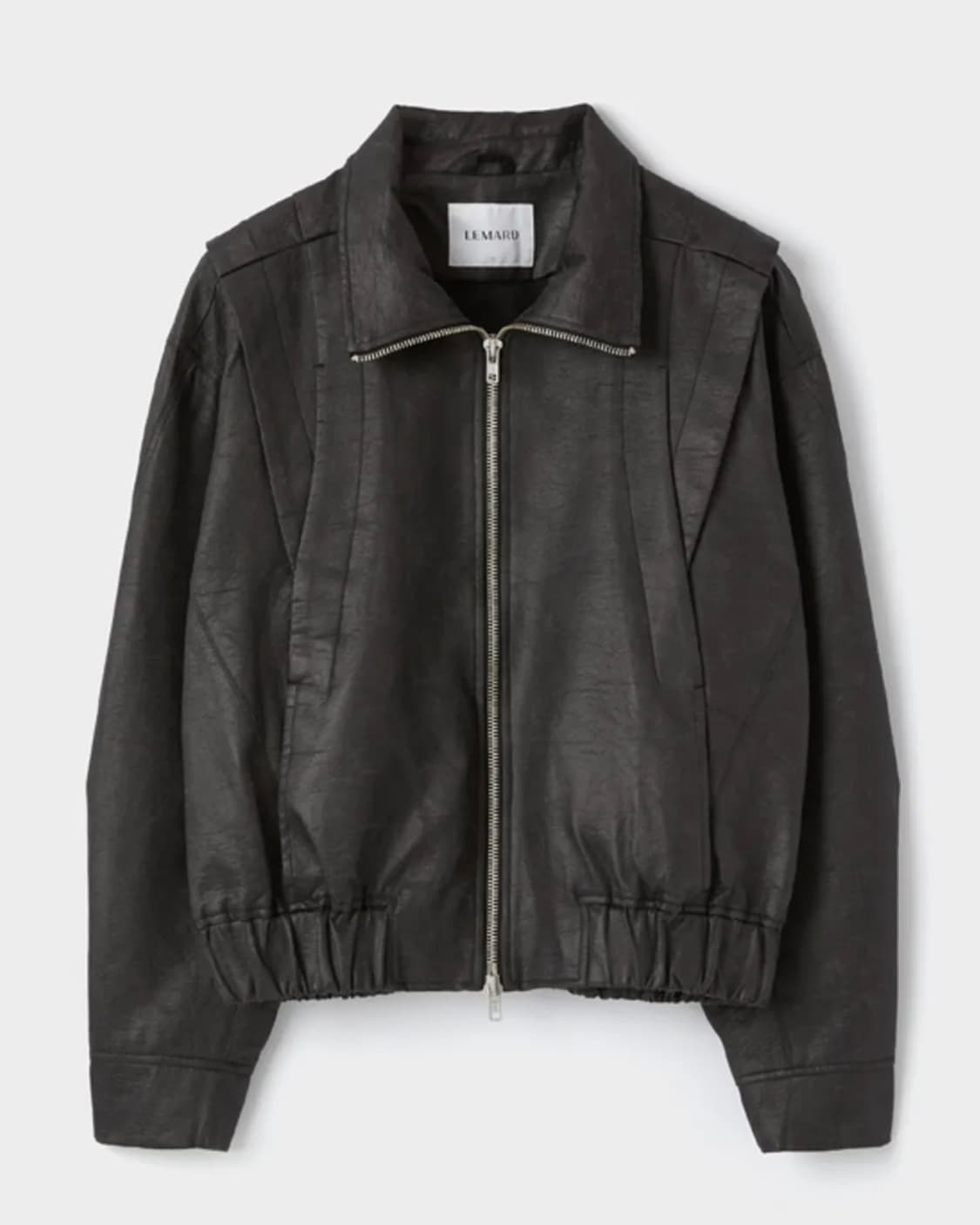 르마드 가죽 자켓 블랙 상품이미지1