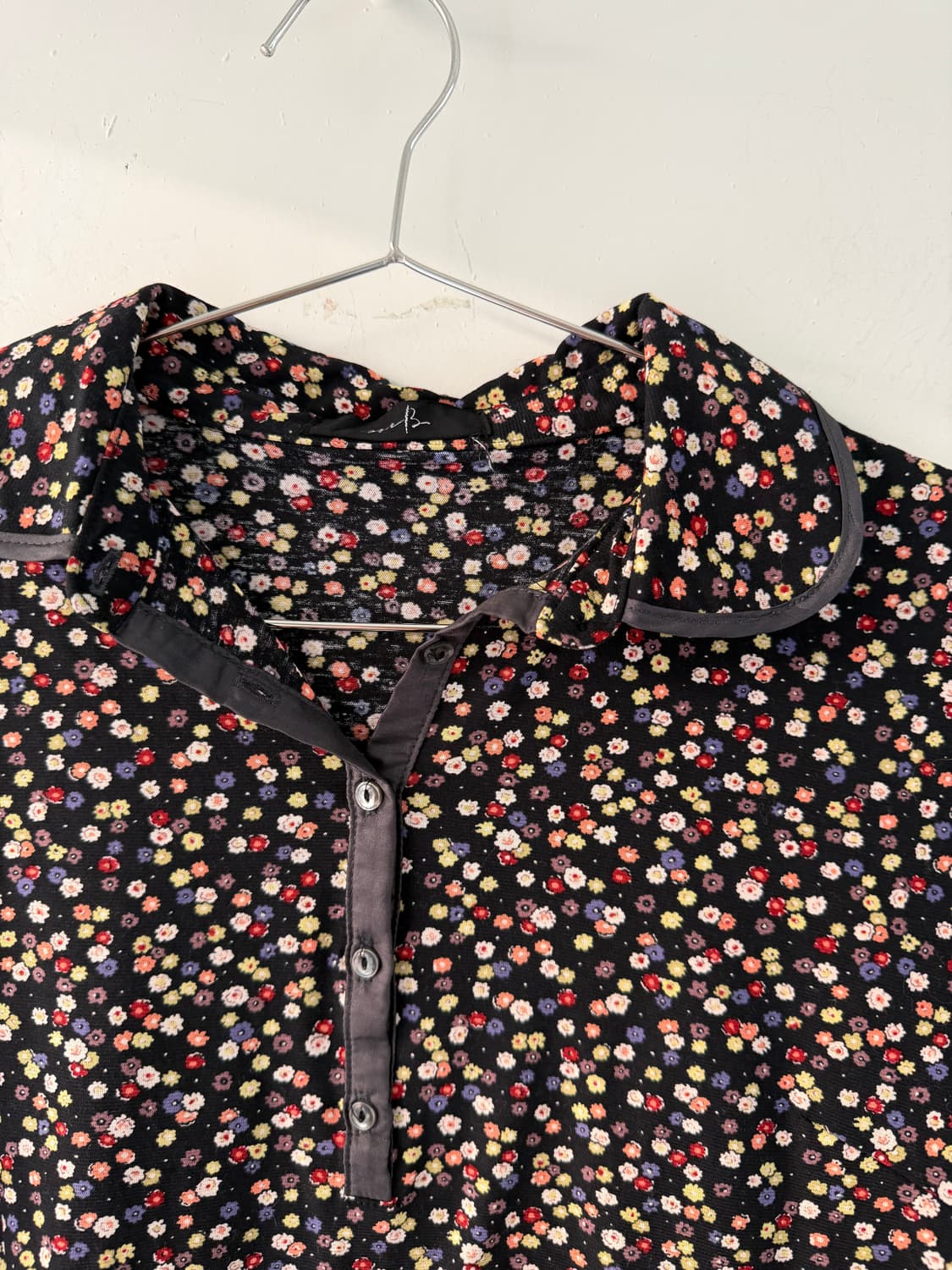 일본빈티지 잔꽃 플로럴 숏반팔 상품이미지6