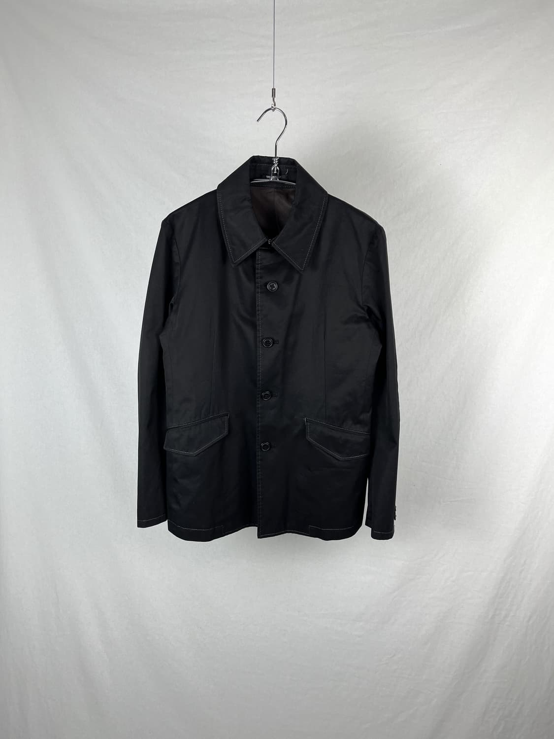 TORNADO MART 나일론 화이트 스티치 자켓  상품이미지1