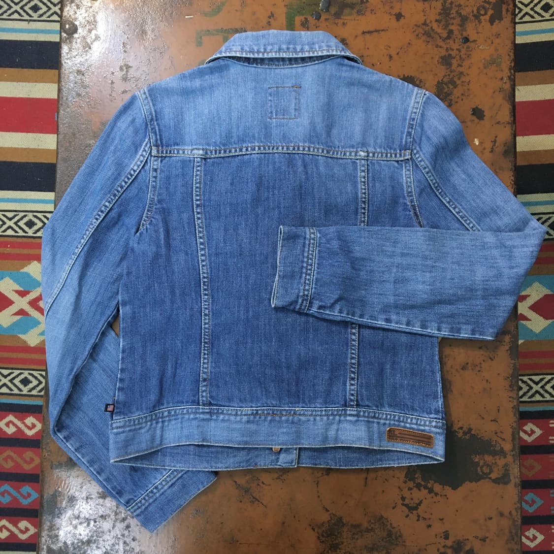 폴로랄프로렌 폴로진 4포켓 중청 데님 자켓 여성 44 사이즈 상품이미지5