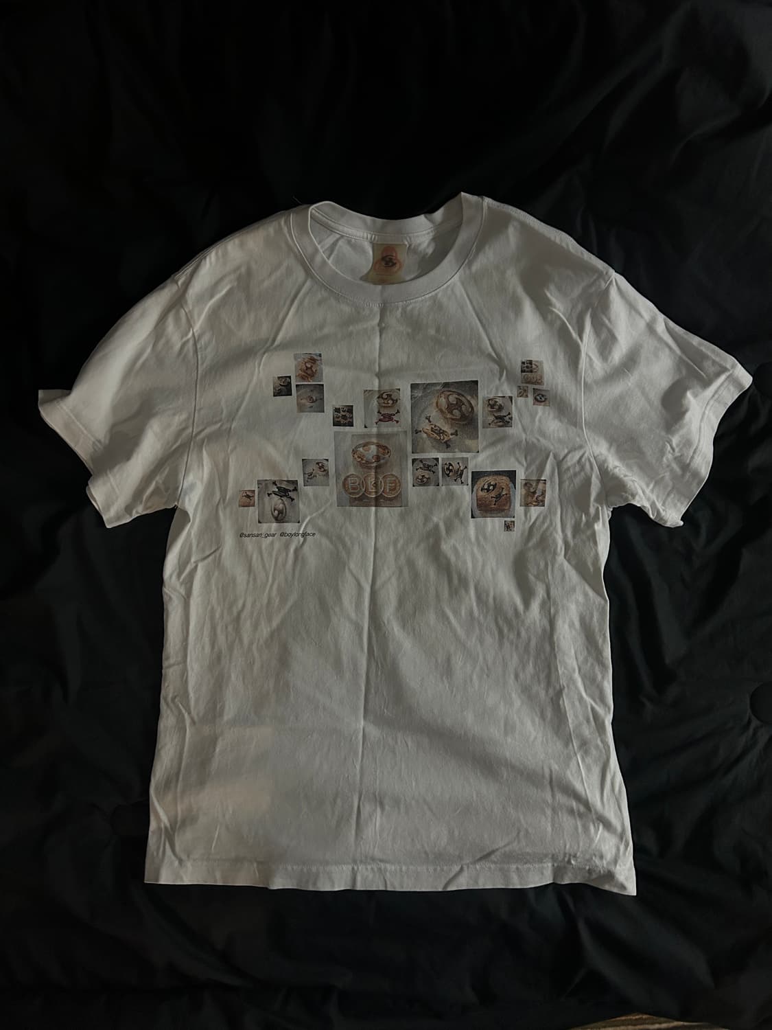 [2]산산기어 blf bread t-shirt white 반팔 상품이미지3