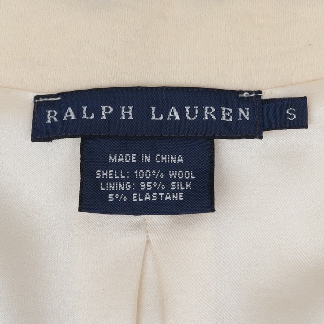 폴로 랄프로렌 아이보리 울 실크 크롭 자켓 상품이미지8