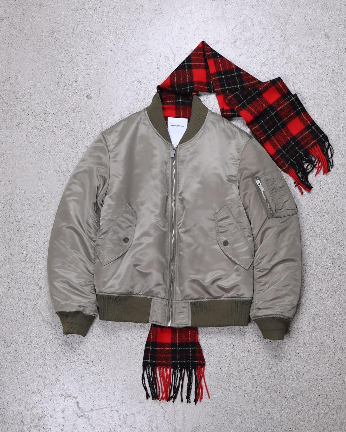 PHENOMENON FW15 Cutoff Scarf MA-1 Jacket 상품이미지2
