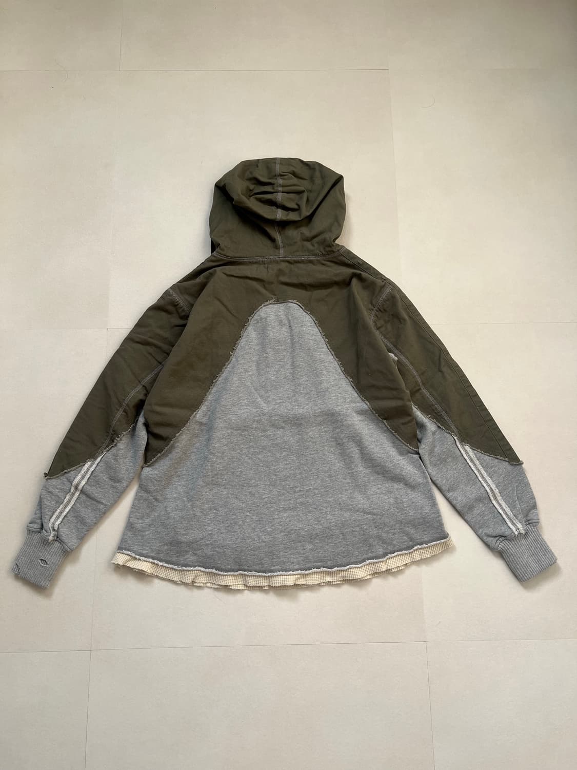 빈티지 밀리터리 리메이크 후드 상품이미지3