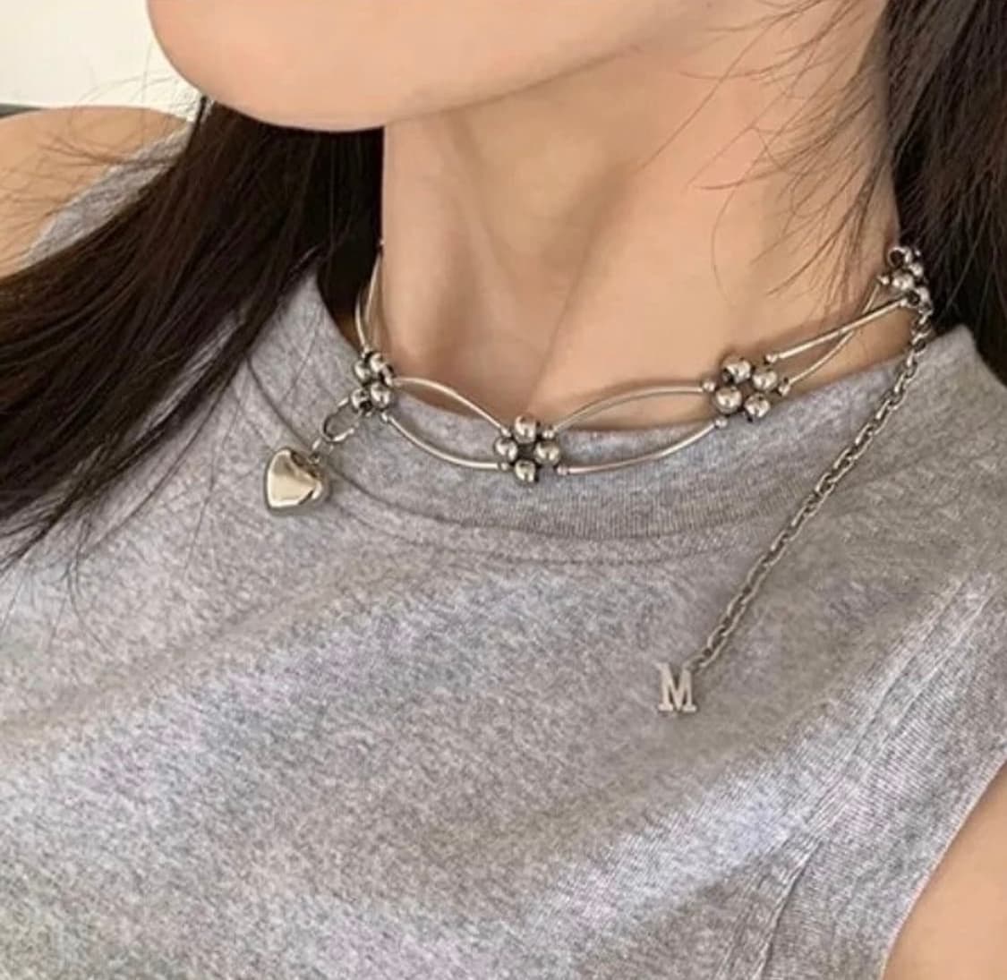 하트 초커 상품이미지2