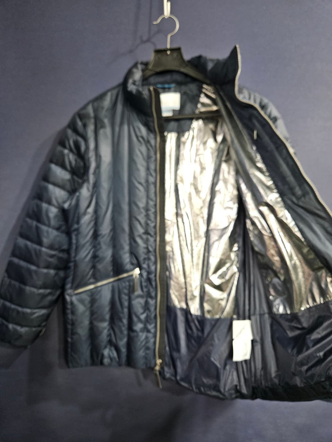 콜롬비아 옴니히트 네이비 남성 105 구스다운 경량패딩  상품이미지8