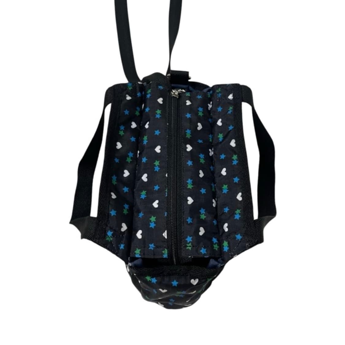 레스포삭 빈티지 모리걸 별 스타 하트 러브 패턴 크로스백 가방 네이비 상품이미지4