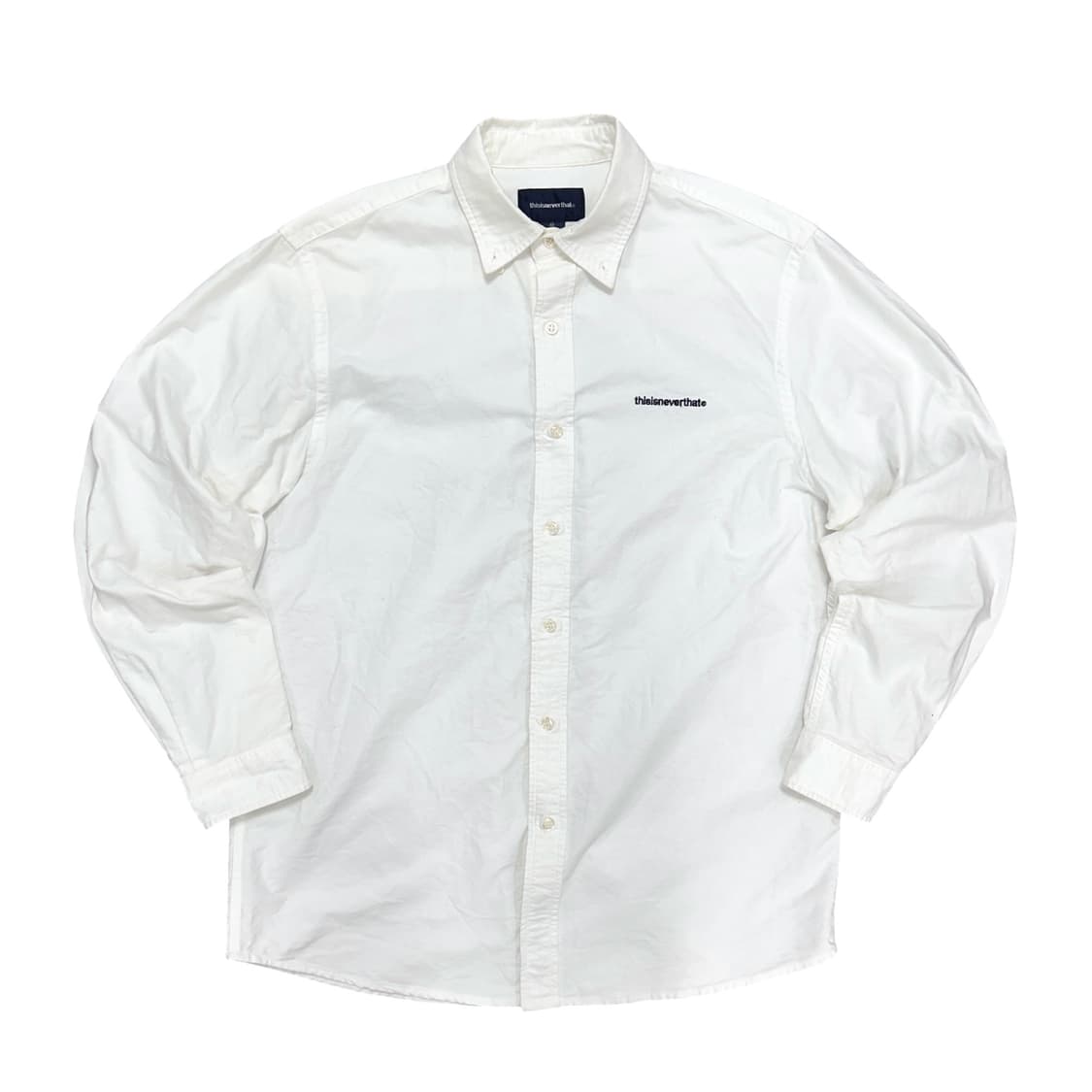 디스이즈네버댓 스펠아웃 화이트셔츠(M) 상품이미지1