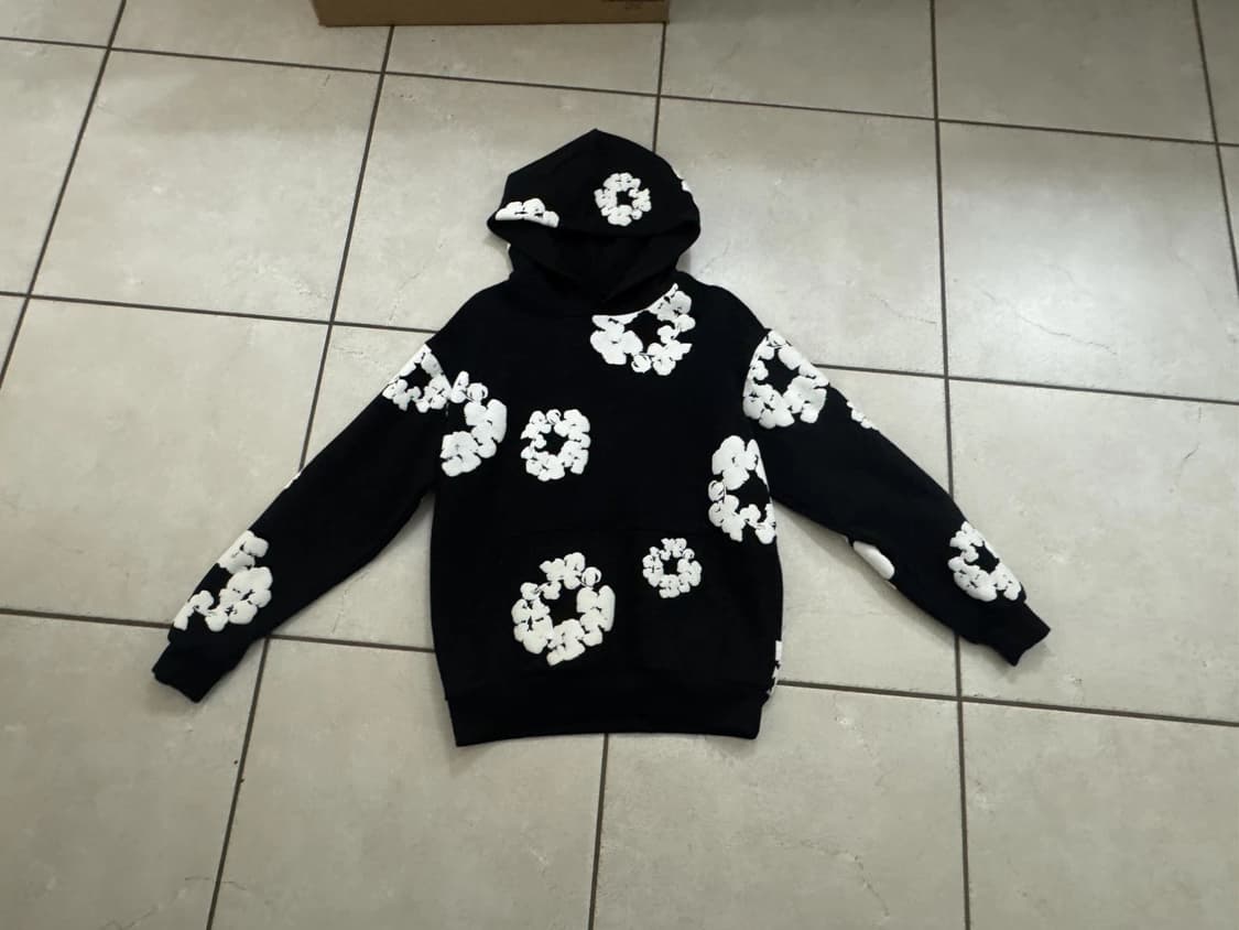 데님 티어스 더 코튼 리쓰 후드티 블랙 상품이미지1