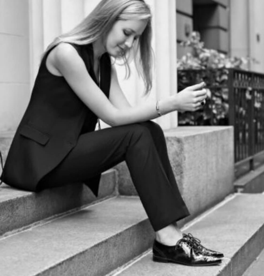 225 칼발 230 새상품 스튜어트와이트먼 포인티드토 레이스업 로퍼 구두 상품이미지3