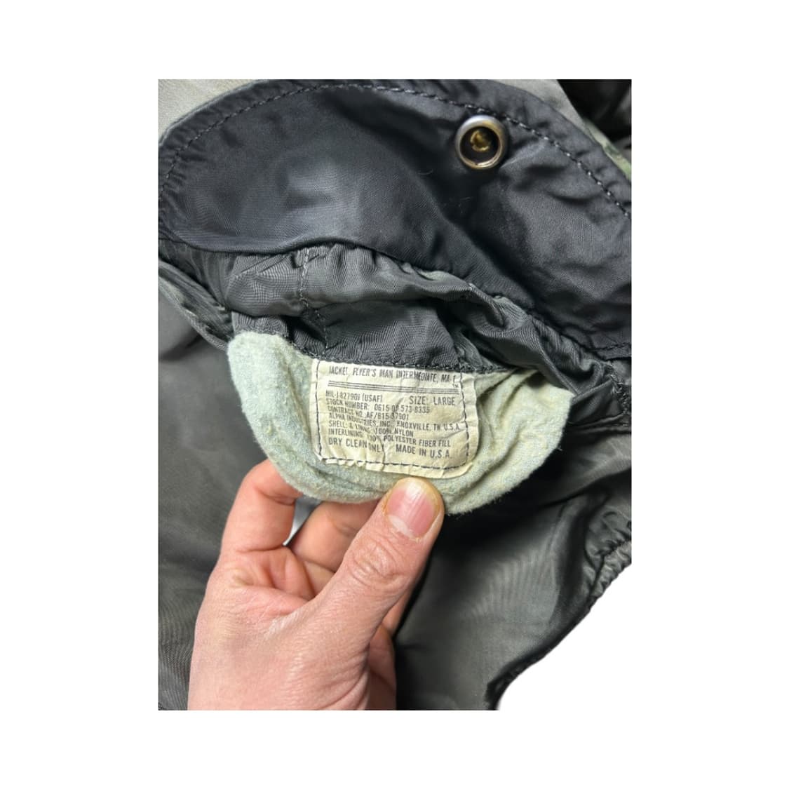 L) 알파인더 스트릿 80s USA MA-1 리버시블 플라이트 봄버 자켓 상품이미지10