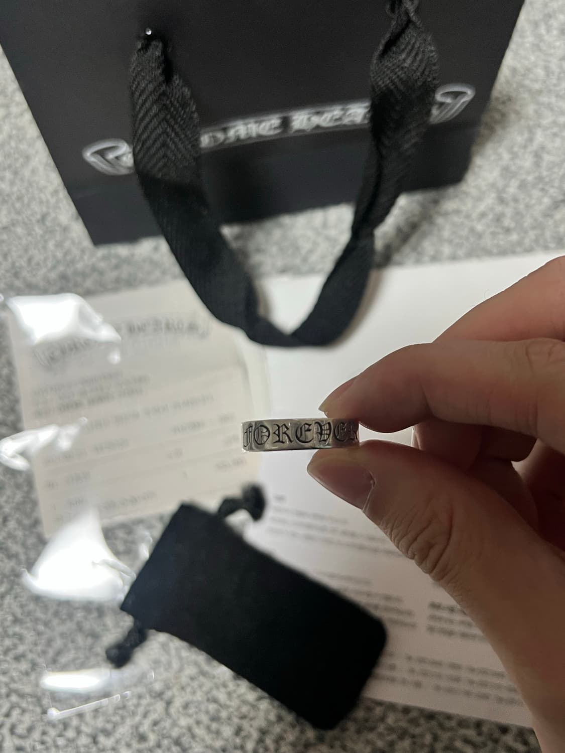 [us7.5] 크롬하츠 포에버링 상품이미지1