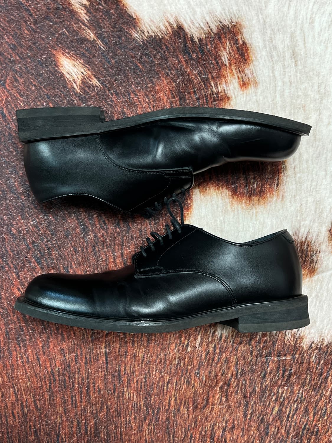 [255] 조셉트 비브람솔 더비 슈즈 블랙 상품이미지2