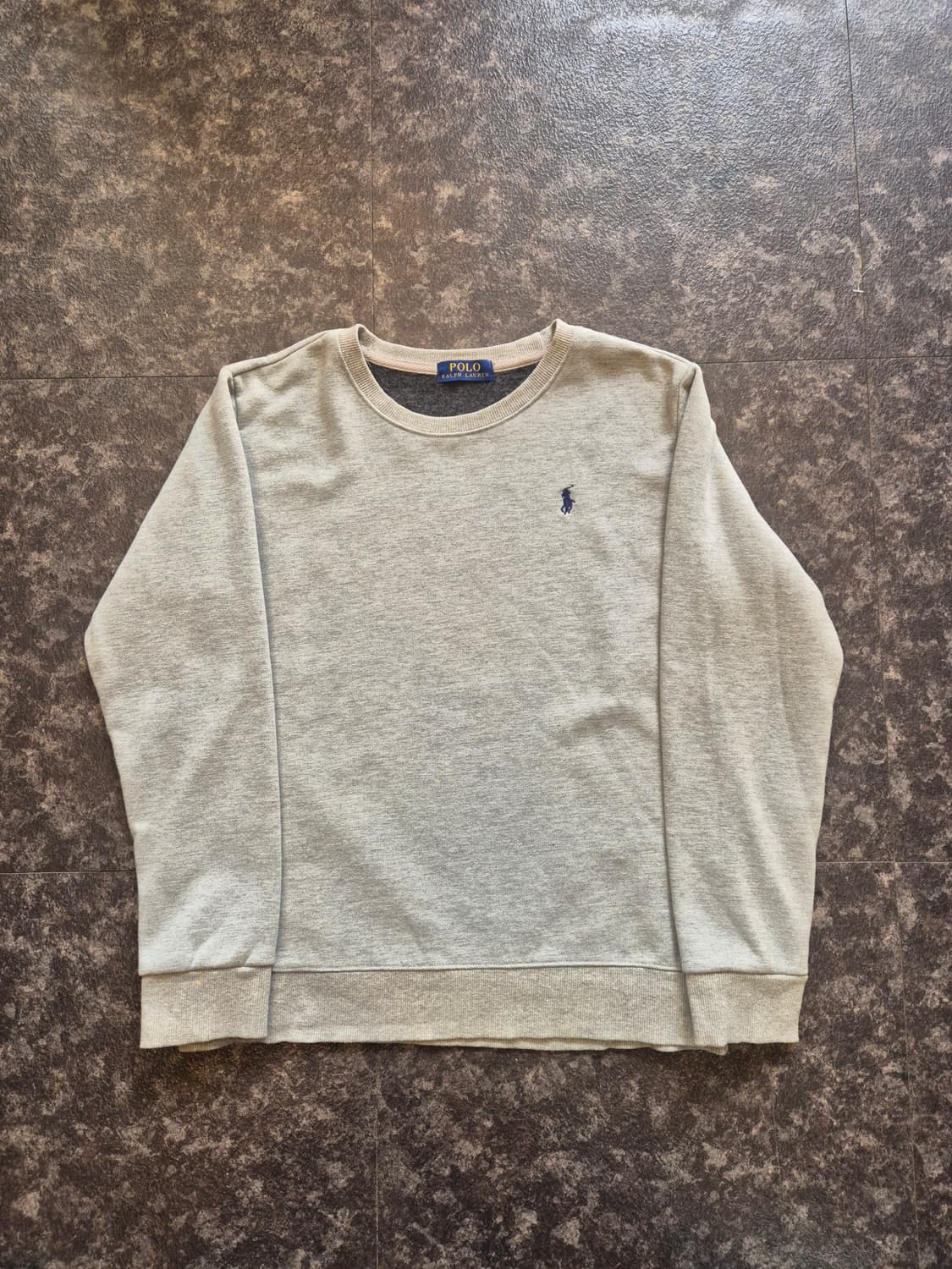 폴로 랄프로렌 기모 맨투맨 그레이 - M 상품이미지1