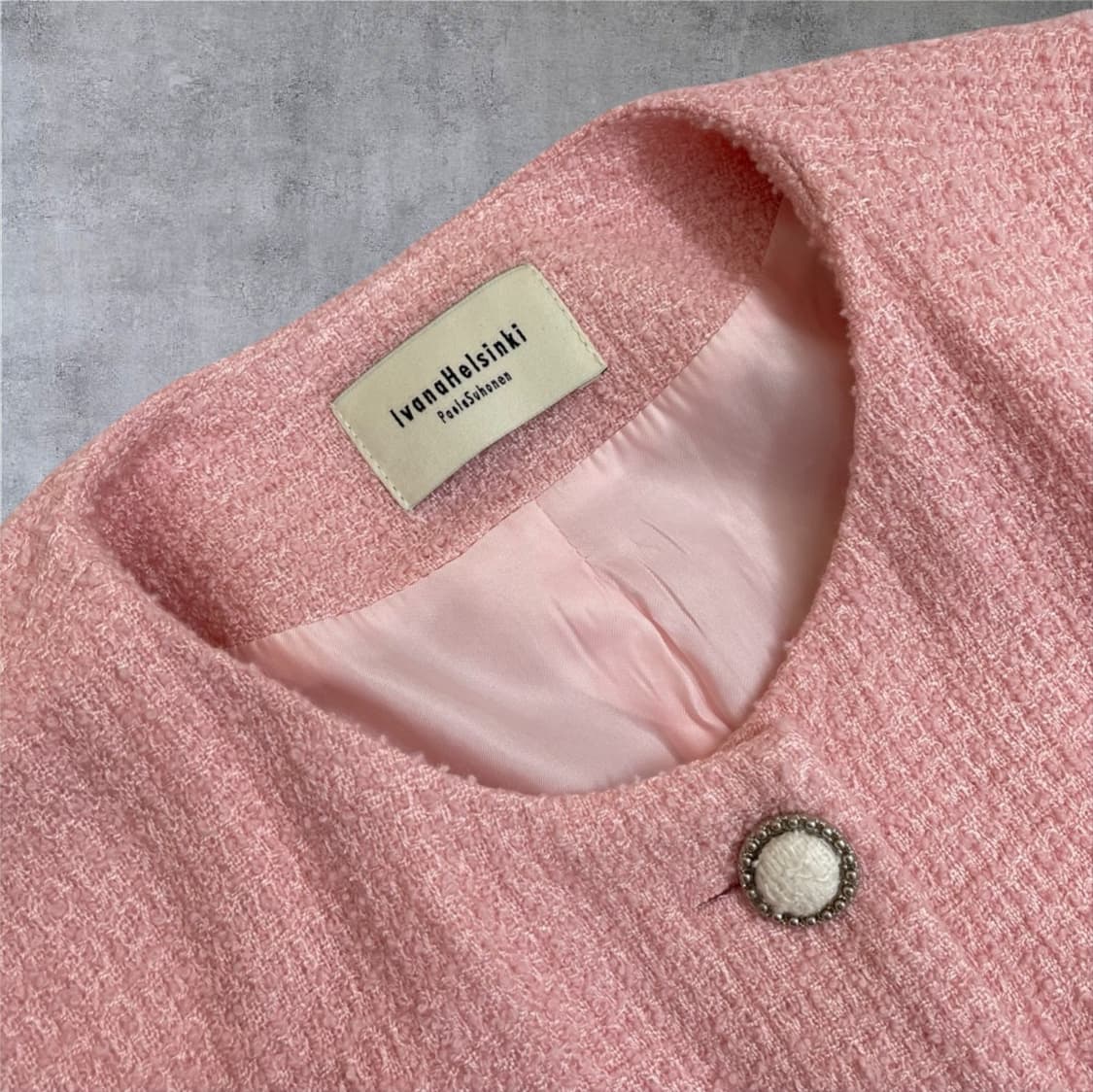 이바나 헬싱키 Ivanahelsinki 핑크 마리안느 트위드 셋업 상품이미지3